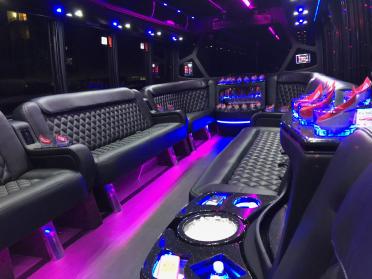 Mesa 15 Passenger Party Bus Interior
