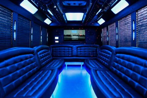 Mesa 36 Passenger Party Bus Interior